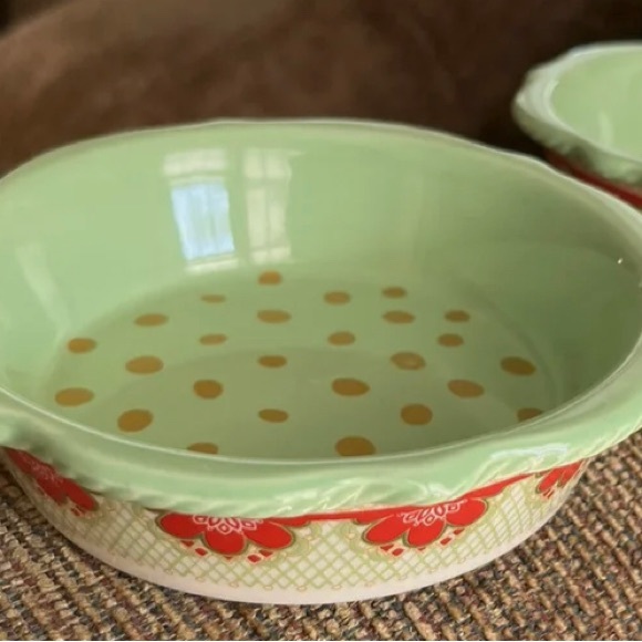 HTF 🌺 New Pioneer Woman Miniature Holiday Charm Pie Pan - 5”D - Picture 3 of 4